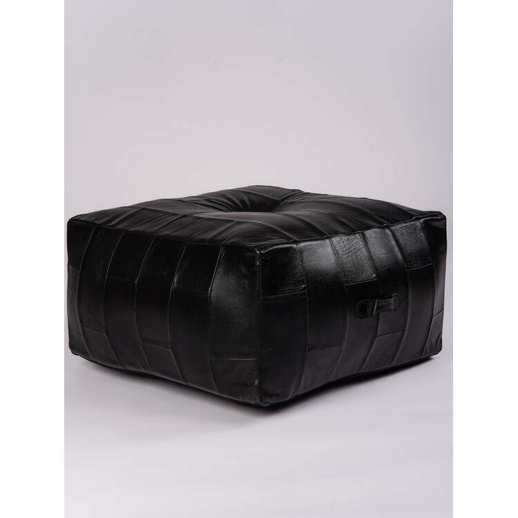 Geometric Handmade Eco-Friendly Buffalo Leather Square Jumbo 26