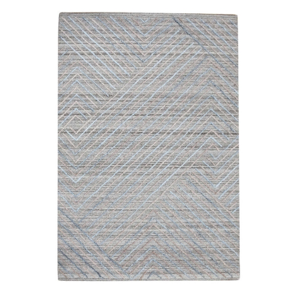 Hand Woven Overtufted Kilim Polypropylene 6'x9' Area Rug