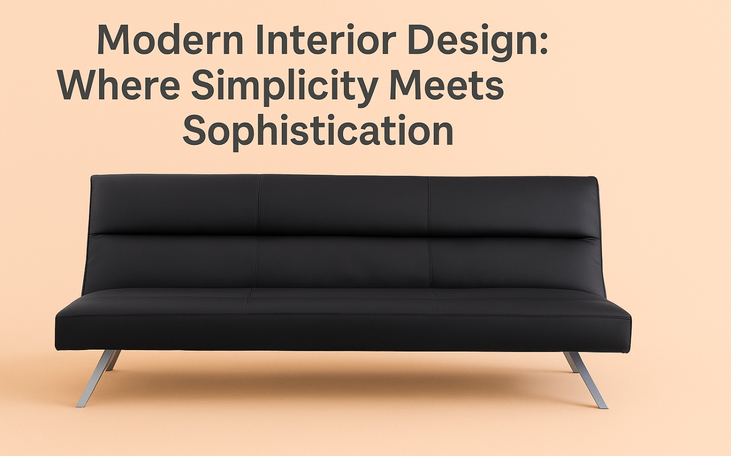 Modern Interior Design: Where Simplicity Meets Sophistication