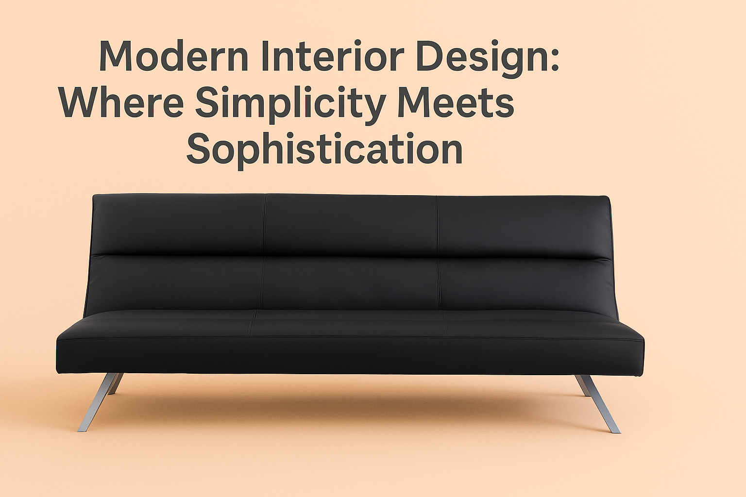 Modern Interior Design: Where Simplicity Meets Sophistication